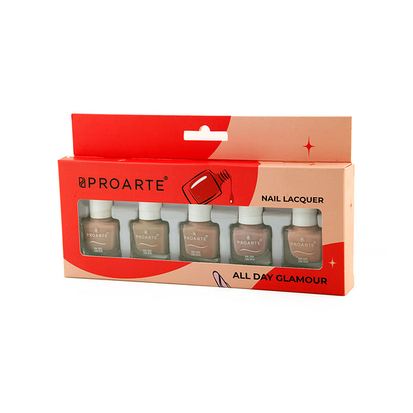 Proarte NS02 All Day Glamour Set of 5 Nail Lacquer