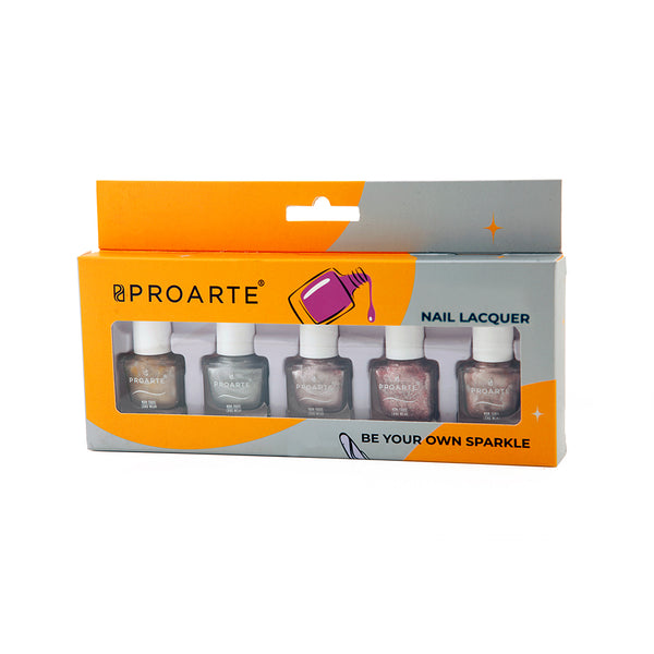 Proarte NS03 Be your own Sparkle Set of 5 Nail Lacquer
