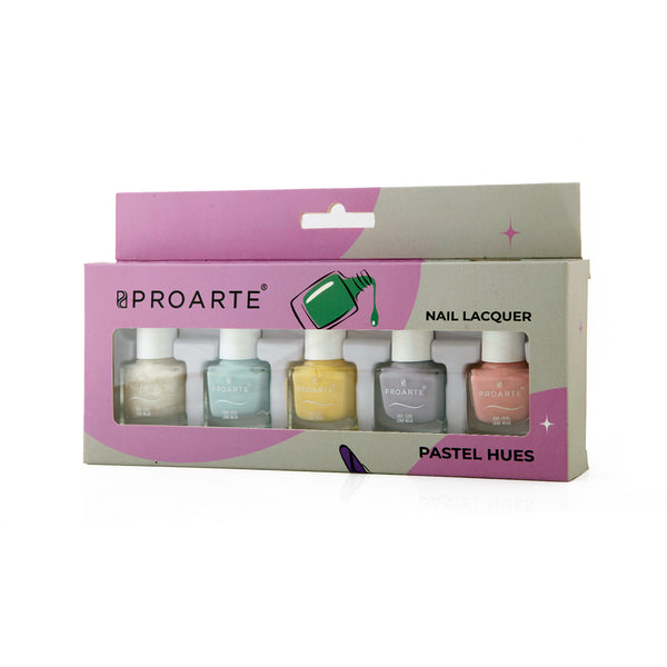Proarte NS06 Pastel Hues Set of 5 Nail Lacquer