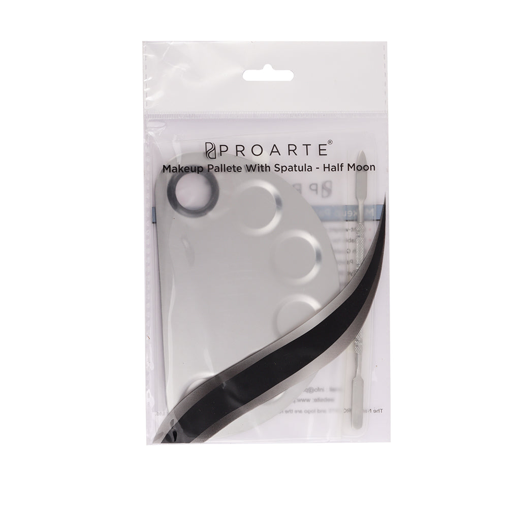 Makeup Palete with Spatula-Half moon
